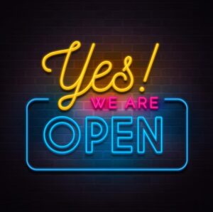 Yes! We Are Open